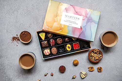 Martin’s Chocolatier Fabulously Fruity Collection | Luxury Handmade Chocolate Box | 16 Belgian Chocolates, 15 Assorted Flavours | Ideal Present for Birthdays & Anniversary (249g)…