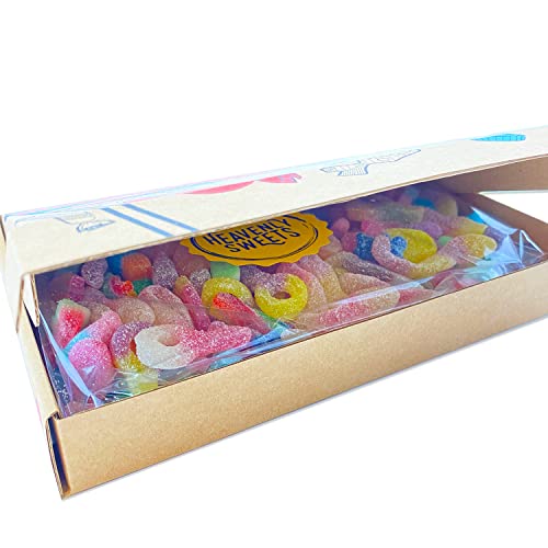 Pick 'n Mix Sweets Gift Box - 850g Large Mixed Fizzy Sweets Pick and Mix Selection Retro Hamper Gift Box Pouch - Easter, Mother's Day, Birthday