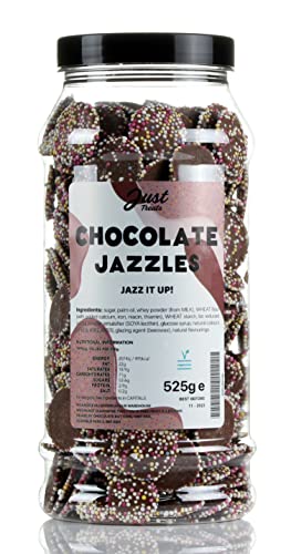 Traditional Chocolate Jazzies Gift Jar from The A-Z Retro Sweet Shop Collection