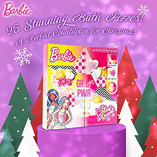 Barbie Advent Calendar, Bath Bombs Advent Calendar 2023 for Christmas, 25 Bath Bombs for Kids Girls, Xmas Gifts for Kids