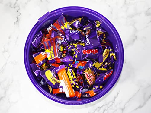 Cadbury Heroes Chocolate Tubs in Bulk -4x563g Bulk Christmas Chocolate, perfect as a Chocolate Christmas Gift,Halloween Sweets or Party Bag Fillers.Bulk Christmas Sweets comes with Topline Card 2.25kg