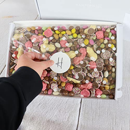 The Candy Chocolate Pick N Mix Sweets Letterbox Gift Hamper With Mini Eggs, Porky Pigs, Chocolate Jazzies & More - Standard