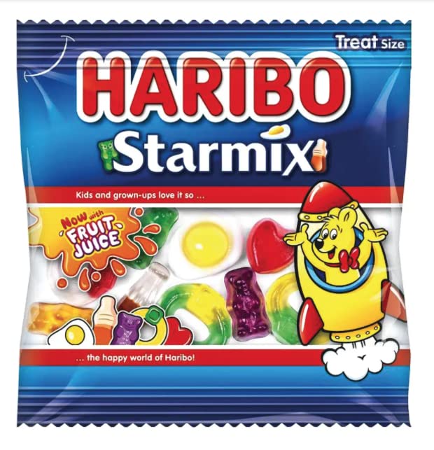 The Ultimate Haribo 60 Mini Bags Sweets Hamper - Starmix, Supermix, Strawbs & Tangfastics - Hamper Exclusive to Burmont's