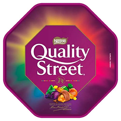 Christmas Chocolate Tubs - 5 Pack - Roses, Heroes, Quality Street, Celebrations and 1 Terry's Orange Chocolates + Topline Card