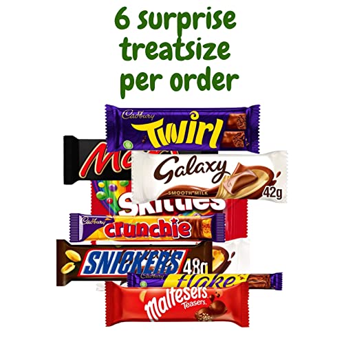 Cadbury Heroes 14 Treatsize Chocolate Bag 216g With 6 Treatsize Chocolates | Chocolate Gift for Women Men Kids