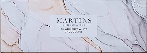 Martin’s Chocolatier Signature Collection | Luxury Handmade Chocolate Box | 30 Belgian Chocolates, 15 Assorted Flavours | Ideal Present for Special Occasions (Wickedly White)