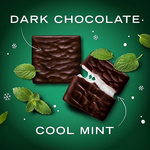 After Eight Dark Mint Chocolate Box 300g | Thin Squares Of Mint Fondant Wrapped In Dark Chocolate | Christmas Chocolate Gift |Festive Chocolate Box |After Dinner Mints