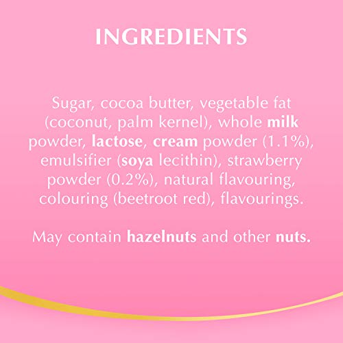 Lindt Lindor Strawberries & Cream Chocolate Truffles Box, 200g