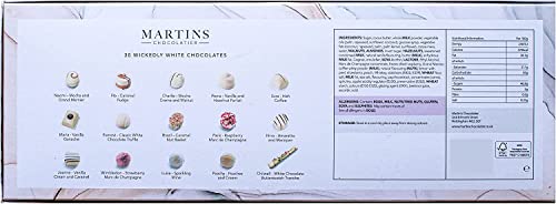 Martin’s Chocolatier Signature Collection | Luxury Handmade Chocolate Box | 30 Belgian Chocolates, 15 Assorted Flavours | Ideal Present for Special Occasions (Wickedly White)