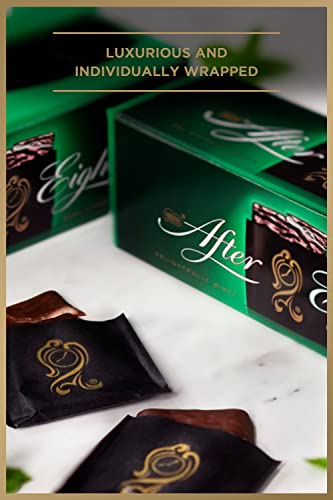 After Eight Dark Mint Chocolate Box 300g | Thin Squares Of Mint Fondant Wrapped In Dark Chocolate | Christmas Chocolate Gift |Festive Chocolate Box |After Dinner Mints