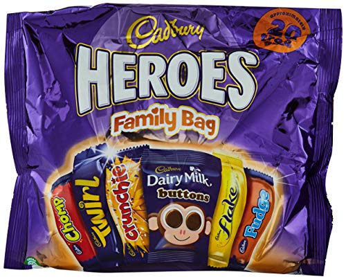 Cadbury Family Heroes Treat Size Chocolate Packs, 222 g