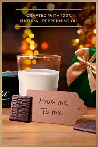 After Eight Dark Mint Chocolate Box 300g | Thin Squares Of Mint Fondant Wrapped In Dark Chocolate | Christmas Chocolate Gift |Festive Chocolate Box |After Dinner Mints