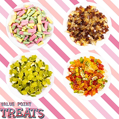NEW! TREATS Pick and Mix Sweets Gift Box | Birthday Hampers for Women | Retro Party Sweets Selection | Get Well Soon Gifts | Resealable Bag of Bulk Sweets Fresh & Tasty Gummies-1KG