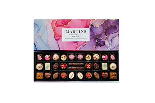 Martin’s Chocolatier Signature Collection | Luxury Handmade Chocolate Box | 30 Belgian Chocolates, 15 Assorted Flavours | Ideal Present for Special Occasions (For Mum)