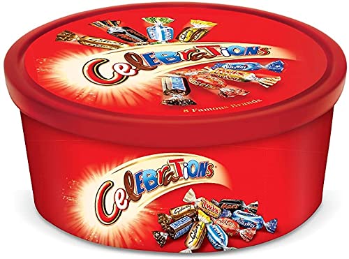 Celebrations Chocolate Tub 650g with free VIMO key ring