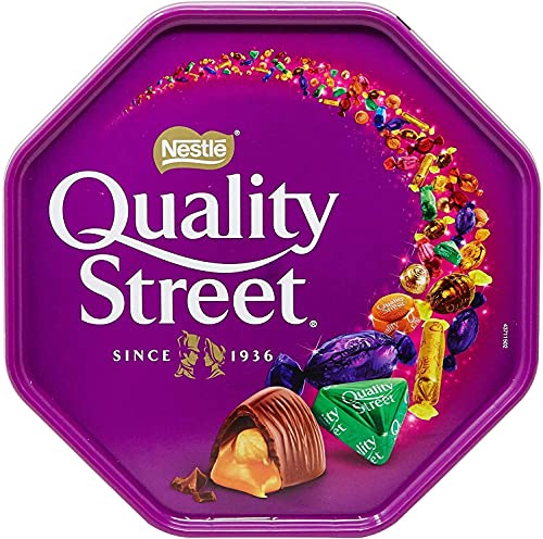 Chesavi products Christmas Chocolates Variety Tubs -Quality Street-Roses - Celebrations - Heroes - Ideal Gifts for Chocolate Lovers, 4 Piece Assortment