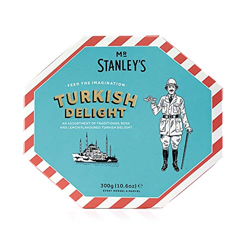 Mr Stanley’s Turkish Delight – Delicate Rose & Lemon, Gift Sweets, 300g – 1 Pack