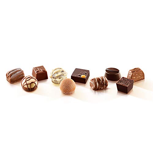 Thorntons Continental Collection, Chocolate Hamper Gift Box, Inspired by European Flavours, Assorted Milk, White and Dark Chocolates, 284g
