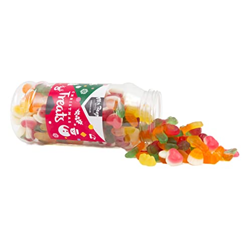 Mr Beez Gifts | Christmas Sweets Jar | Jelly Mix | 23x9cm | 680g