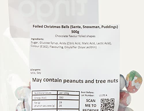 Kinnerton Christmas Festive Chocolate Foils 500g Bag