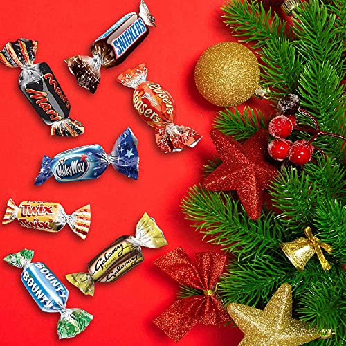 Celebration Chocolate Tubs in Bulk - 4x613g Bulk Christmas Chocolate, perfect as a Chocolate Christmas Gift, Halloween Sweets or Party Bag Fillers.Bulk Christmas Sweets with Topline Card - 2.45kg