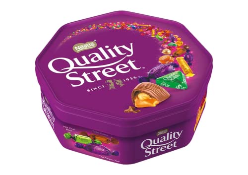 Christmas Chocolate Tubs - Cadbury Bulk Chocolate Tubs -1 Chocolate Orange Segsation 1 Heroes Chocolates Tub 1 Roses Chocolate Tub 1 Quality Street chocolates 1x Celebrations Chocolate Tub (Pack of 5)