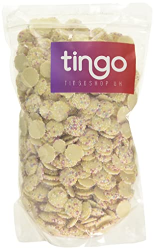 Hannahs White Chocolate Snowies (Jazzies), 1 kg, SNOWIES1KG-A