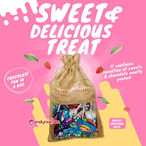 Swizzels Love Heart Sweets, Drumstick Lollies - Pick and Mix Sweets Gift Box - Refresher Sweets - Retro Sweets - Sweet Bags