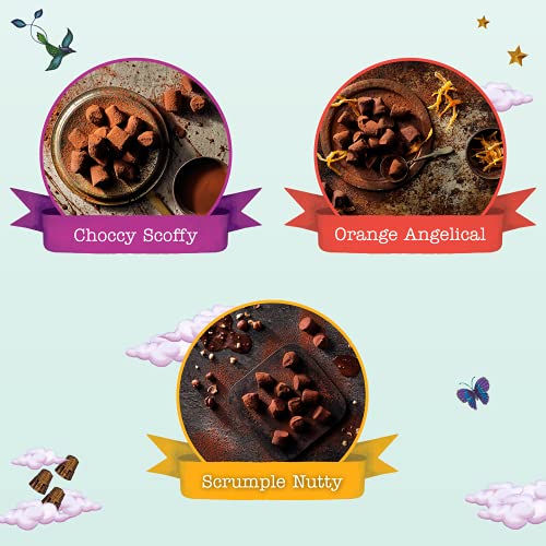 Monty Bojangles Taste Adventures Cocoa Dusted Truffles Assortment | 6 Flavour Selection of Chocolate Cocoa Dusted Truffles for Sharing, 285g