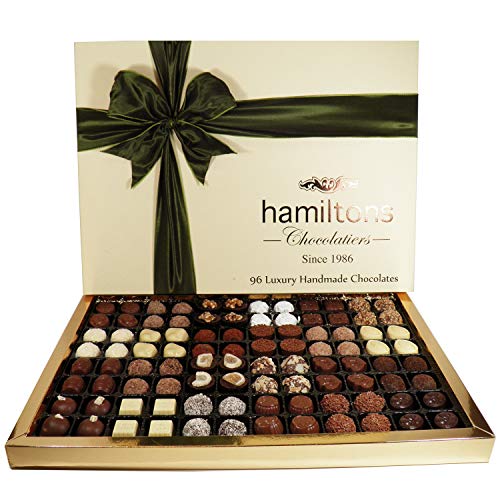 Hamiltons The Ultimate Premium Luxury 96 Handmade Chocolates Gift Box