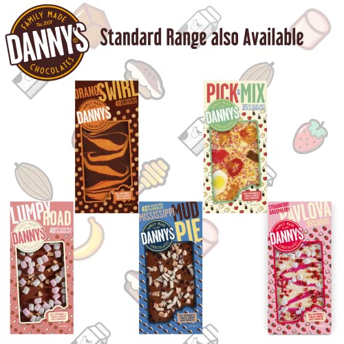 Dannys Christmas Chocolates - 3 x Large 100g Christmas Chocolate Bars Selection Box - Secret Santa Gifts and Stocking Fillers - Christmas Eve Box Fillers