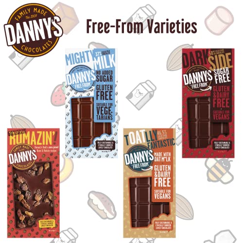Dannys Christmas Chocolates - 3 x Large 100g Christmas Chocolate Bars Selection Box - Secret Santa Gifts and Stocking Fillers - Christmas Eve Box Fillers
