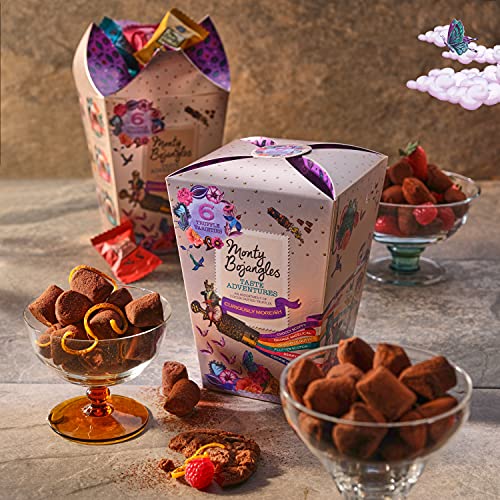 Monty Bojangles Taste Adventures Cocoa Dusted Truffles Assortment | 6 Flavour Selection of Chocolate Cocoa Dusted Truffles for Sharing, 285g