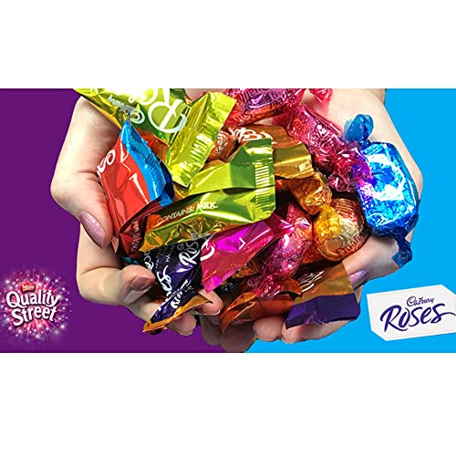 Christmas Chocolate Tubs - Celebrations Roses, Heroes, Quality Street Chocolate Tub- Pick your favourite chocolate tub