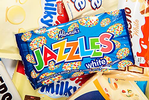 White Chocolate Hamper for White Chocolate Lovers. The Chocolate Box Gift, for All Those Chocolate Lovers. Milkybar, Bueno, Hershey’s, White Mice, Jazzles and More, Presented in A Luxury Gift Box.