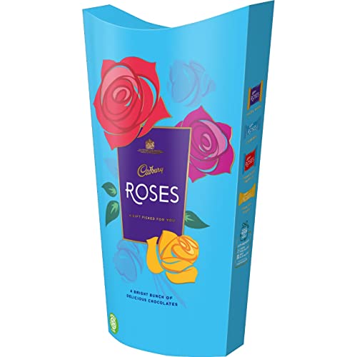 Cadbury Roses Chocolate Gift Carton 290g. Christmas, Confectionery, Big Night In, Birthday, Easter, Thank You Gift, Sharing Chocolate Box, Present, OFFICIAL