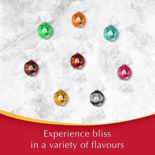 Lindt Lindor Milk Chocolate Truffles Box Extra Large - Approx 48 balls, 600 g - Chocolate Truffles with a Smooth Melting Filling - Sharing Box - for Him and Her - Mothers Day, Birthday, Easter