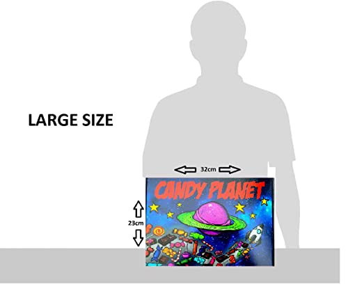 Hershey's American Candy Chocolate Bars Hamper Selection Box | Gift Present | Flat White | Caramel | Kisses | Dark | Milk | H1 (BY CANDYPLANET)