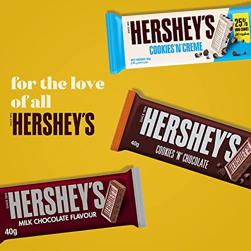 Hershey's American Candy Chocolate Bars Hamper Selection Box | Gift Present | Flat White | Caramel | Kisses | Dark | Milk | H1 (BY CANDYPLANET)