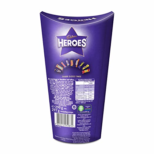 Cadbury Heroes Chocolate Carton, 290 g