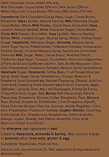 Holdsworth Luxury Assortment Gift Box, Handmade in England, Chocolates, Truffles, Pralines, Caramels, 25 Luxury Assorted Flavours, Suitable For Vegetarians, Ideal for Birthdays, Anniversaries 300 g