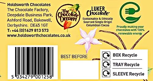 Holdsworth Chocolates Occasions Collection - Happy Birthday Gift Box Filled with Handmade Truffles and Assorted Milk, Dark and White Chocolates Perfect for gifting 110g