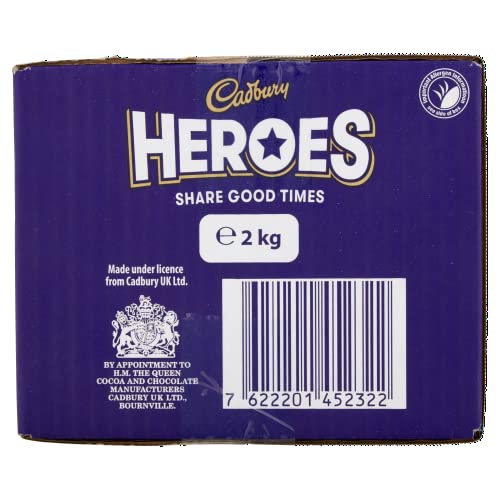 Cadbury Heroes Chocolate Bulk 2 kg Sharing Box