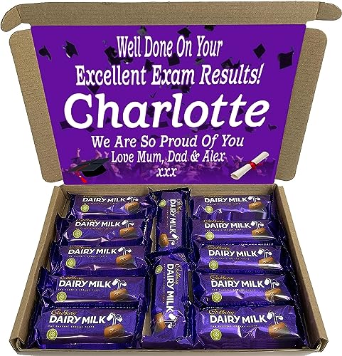 Personalised Chocolate Bouquet Hamper (LETTERBOX DAIRY MILK)