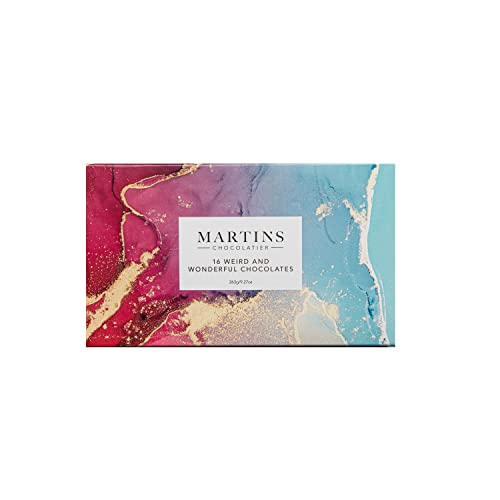 Martin's Chocolatier Weird & Wonderful Collection | Luxury Handmade Chocolate Gift Box | 16 Belgian Chocolates in 15 Assorted Flavours
