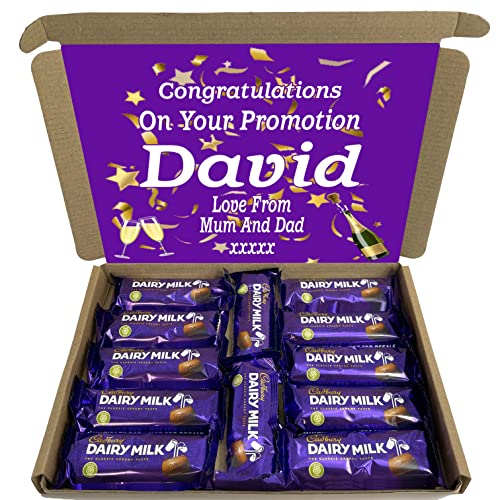 Personalised Chocolate Bouquet Hamper (LETTERBOX DAIRY MILK)