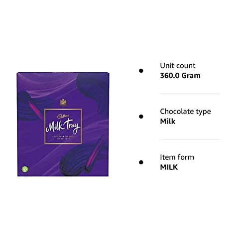 Cadbury Milk Tray Gift Box Chocolates, 360 g