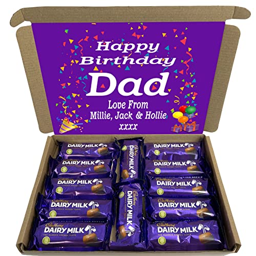 Personalised Chocolate Bouquet Hamper (LETTERBOX DAIRY MILK)