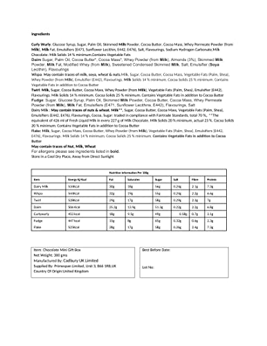 Chocolate Hamper Small Gift Box - Nice Little Chocolate Hamper For Every Cadbury Chocolate Lover | Perfect Birthday Chocolate Present in Attractive Gift Box