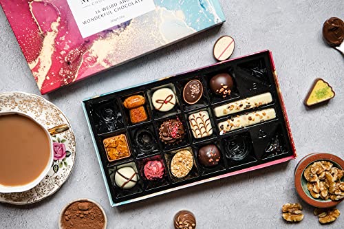 Martin's Chocolatier Weird & Wonderful Collection | Luxury Handmade Chocolate Gift Box | 16 Belgian Chocolates in 15 Assorted Flavours